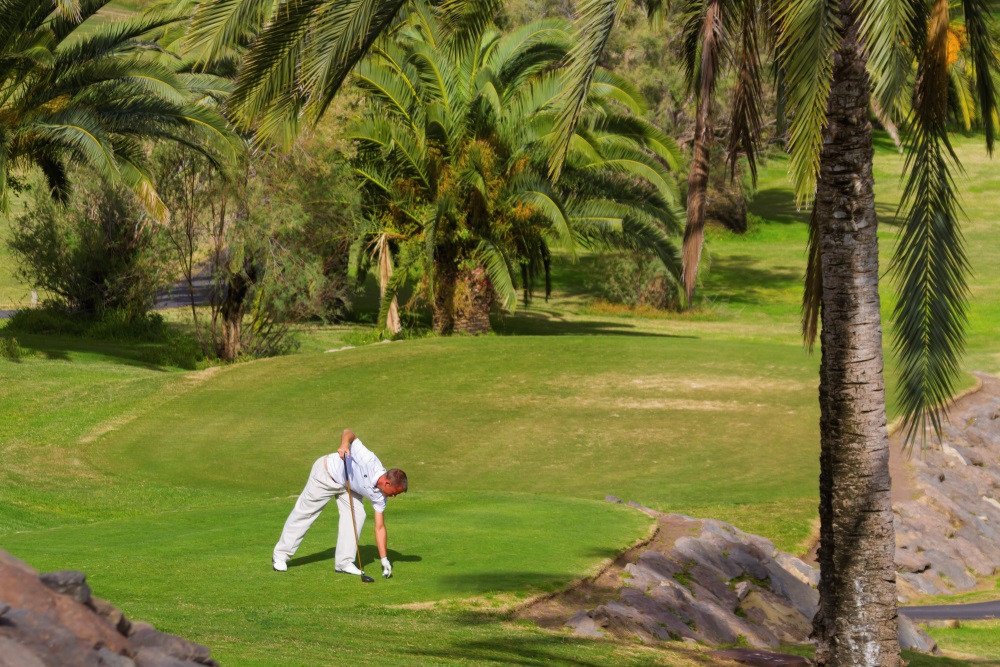 Playing golf in Gran Canaria in winter